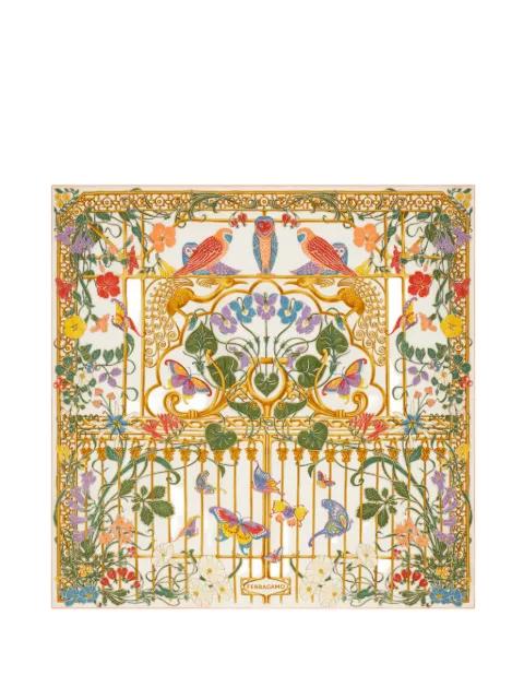 Liberty print silk scarf by FERRAGAMO