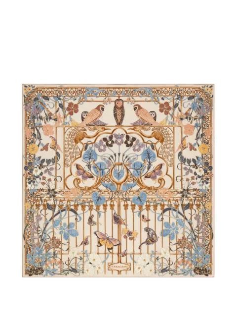 Liberty print silk scarf by FERRAGAMO