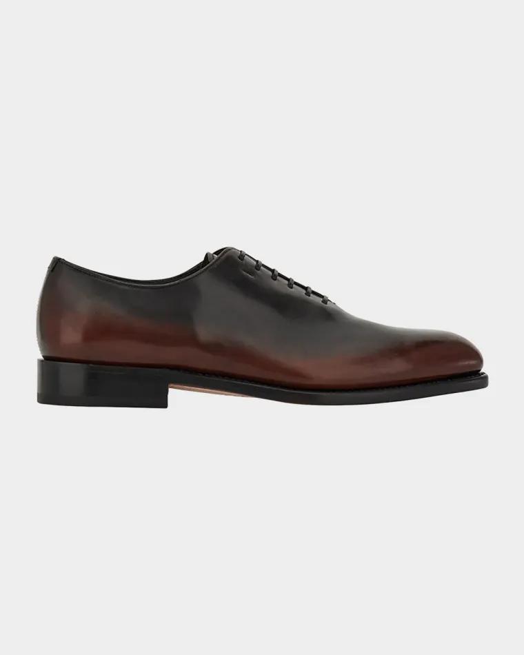 Men's Angiolo Tramezza Degrade Leather Oxfords by FERRAGAMO