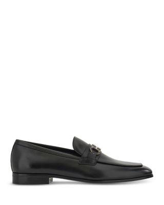 Men's Balty Gancini Leather Loafers by FERRAGAMO