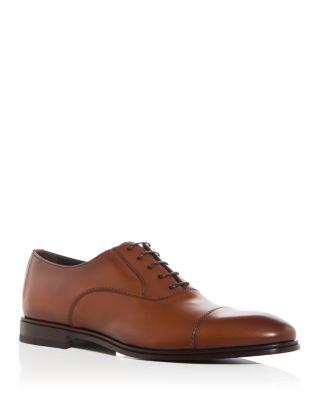 Men's Boston Leather Cap Toe Oxfords by FERRAGAMO