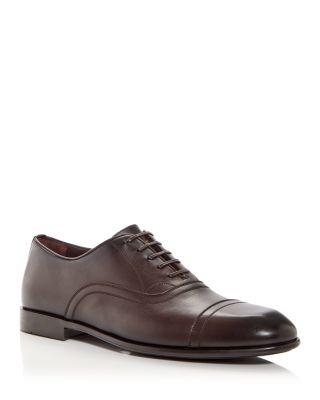 Men's Cortez Leather Cap Toe Oxfords by FERRAGAMO