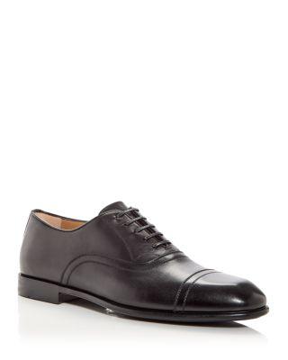 Men's Cortez Leather Cap Toe Oxfords by FERRAGAMO