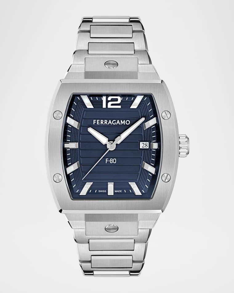Men's F80 42mm Stainless Steel Bracelet Watch by FERRAGAMO