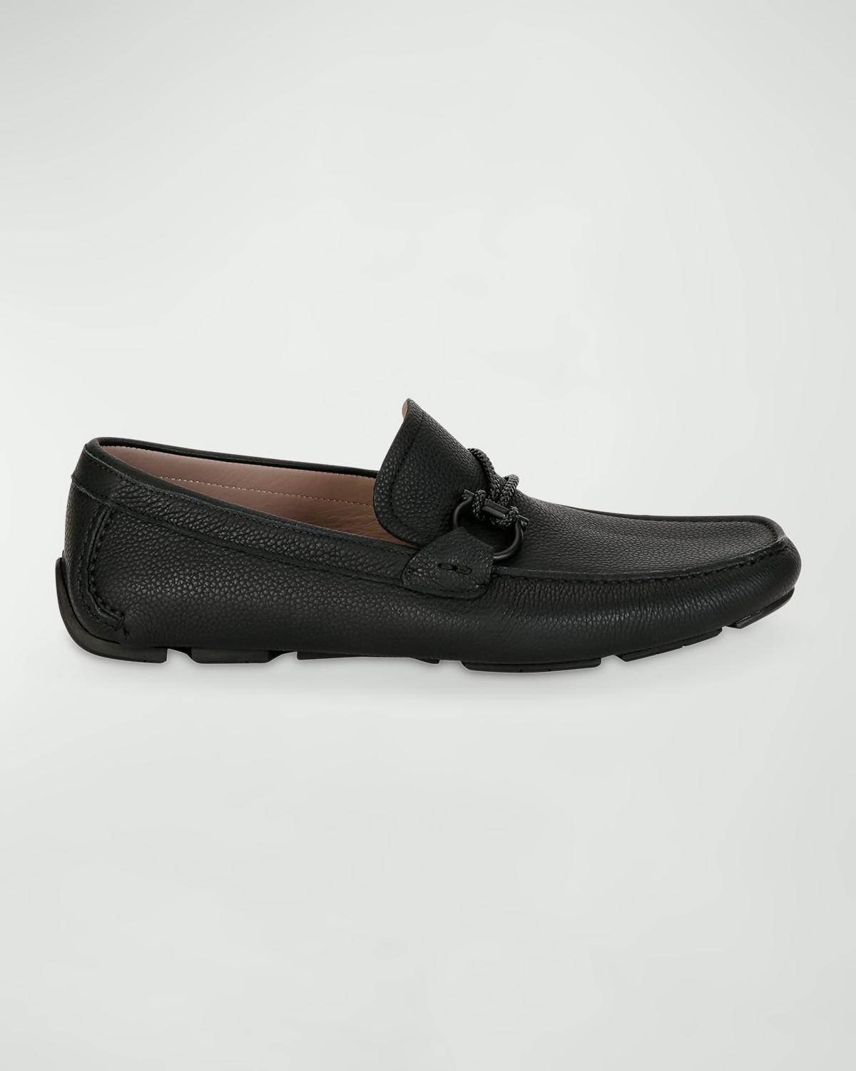 Men's Front 4 Leather Drivers by FERRAGAMO