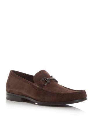 Men's Grandioso Suede Loafers by FERRAGAMO