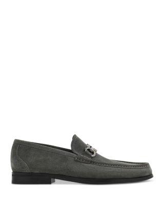 Men's Grandioso Suede Loafers by FERRAGAMO