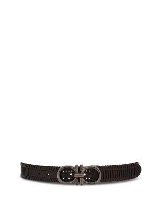 Men's Infinity Buckle Slotted Belt by FERRAGAMO