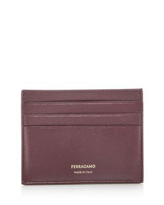 Men's Leather Card Case by FERRAGAMO