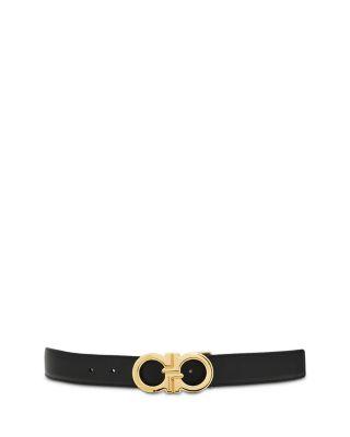 Men's Leather Reversible Belt by FERRAGAMO