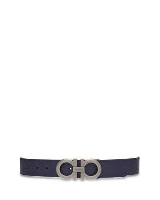 Men's Reversible Leather Belt by FERRAGAMO