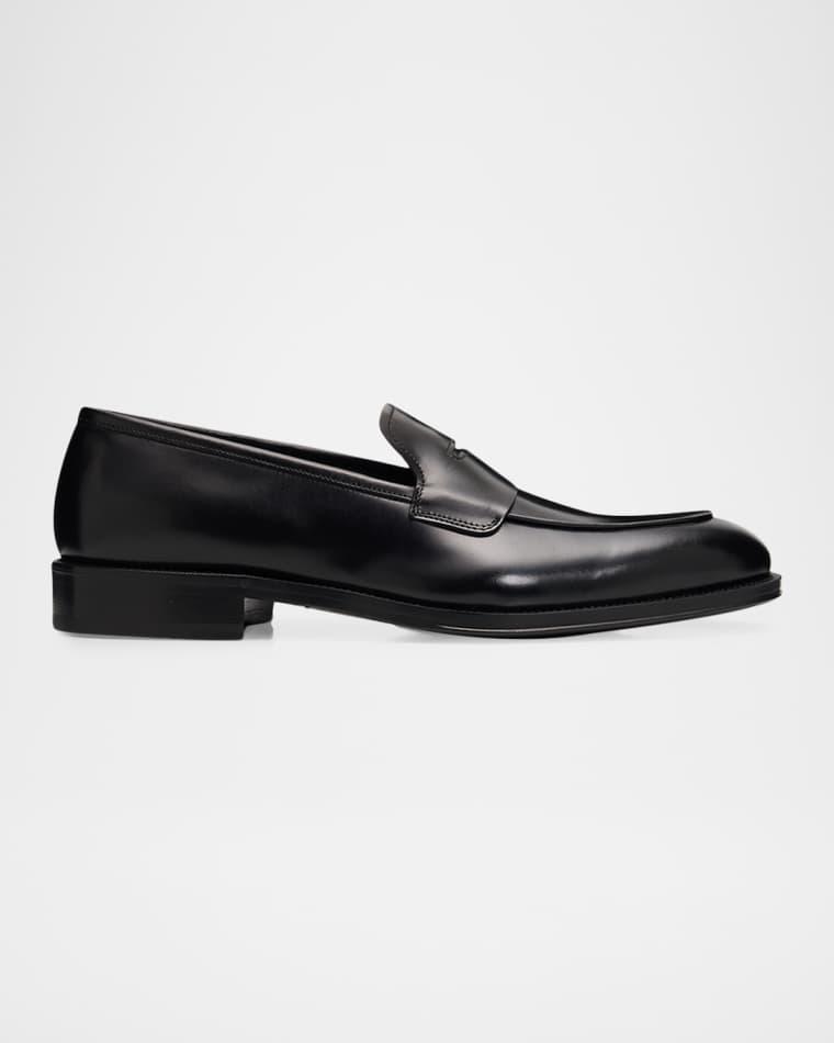 Men's Touring Originali Leather Penny Loafers by FERRAGAMO