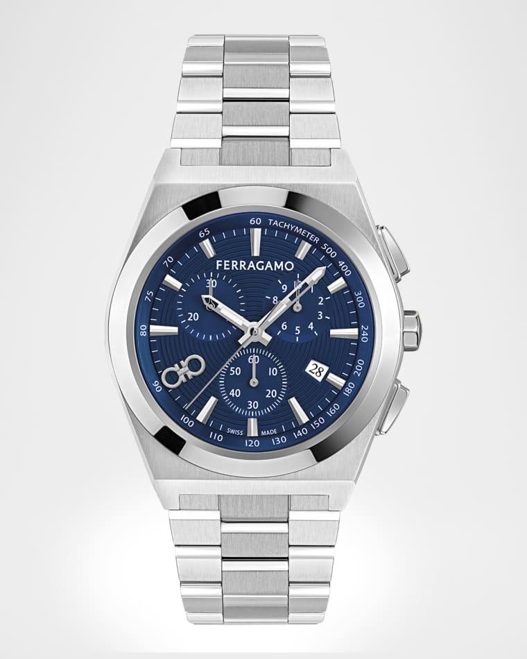 Men's Vega Upper East Stainless Steel Bracelet Watch by FERRAGAMO