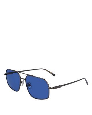 Prisma Geometric Pilot Sunglasses by FERRAGAMO