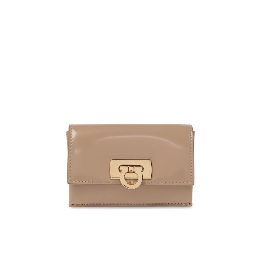 Salvatore Ferragamo Card Case With Gancini Clasp by FERRAGAMO