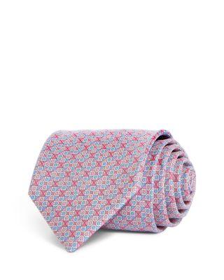 Silk Classic Gancini Grid Pattern by FERRAGAMO