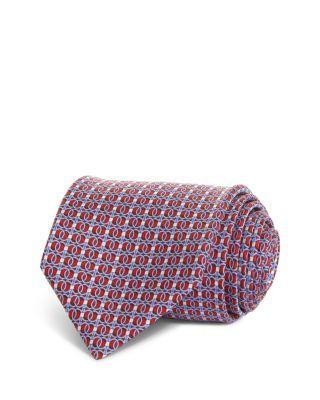 Silk Classic Gancini Link Tie by FERRAGAMO