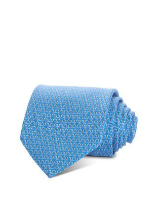 Silk Classic Gancini Link Tie by FERRAGAMO