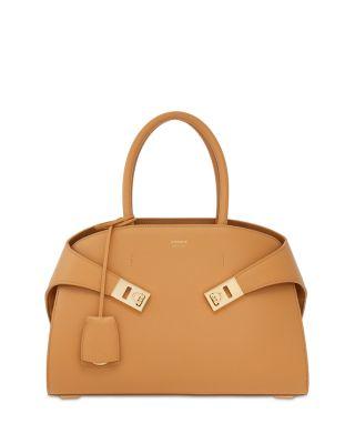Small Hug Leather Top Handle Bag by FERRAGAMO