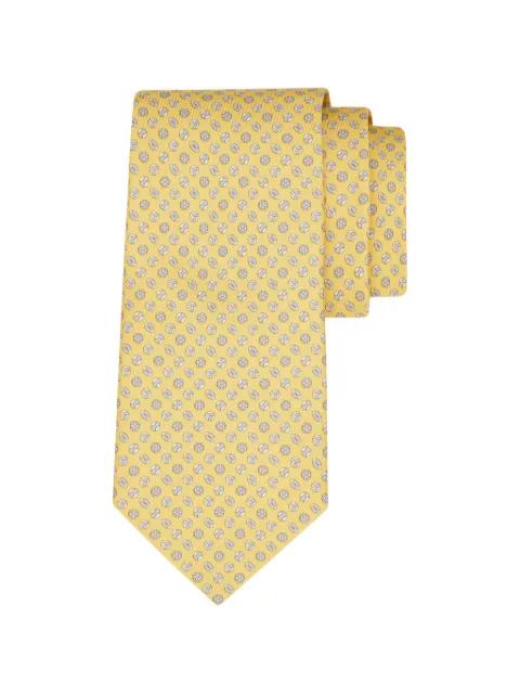 Sport print silk tie by FERRAGAMO