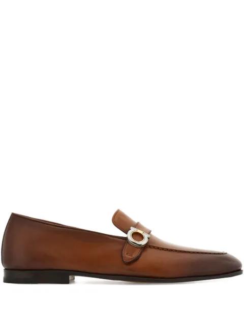 Tramezza gancini-buckle loafers by FERRAGAMO