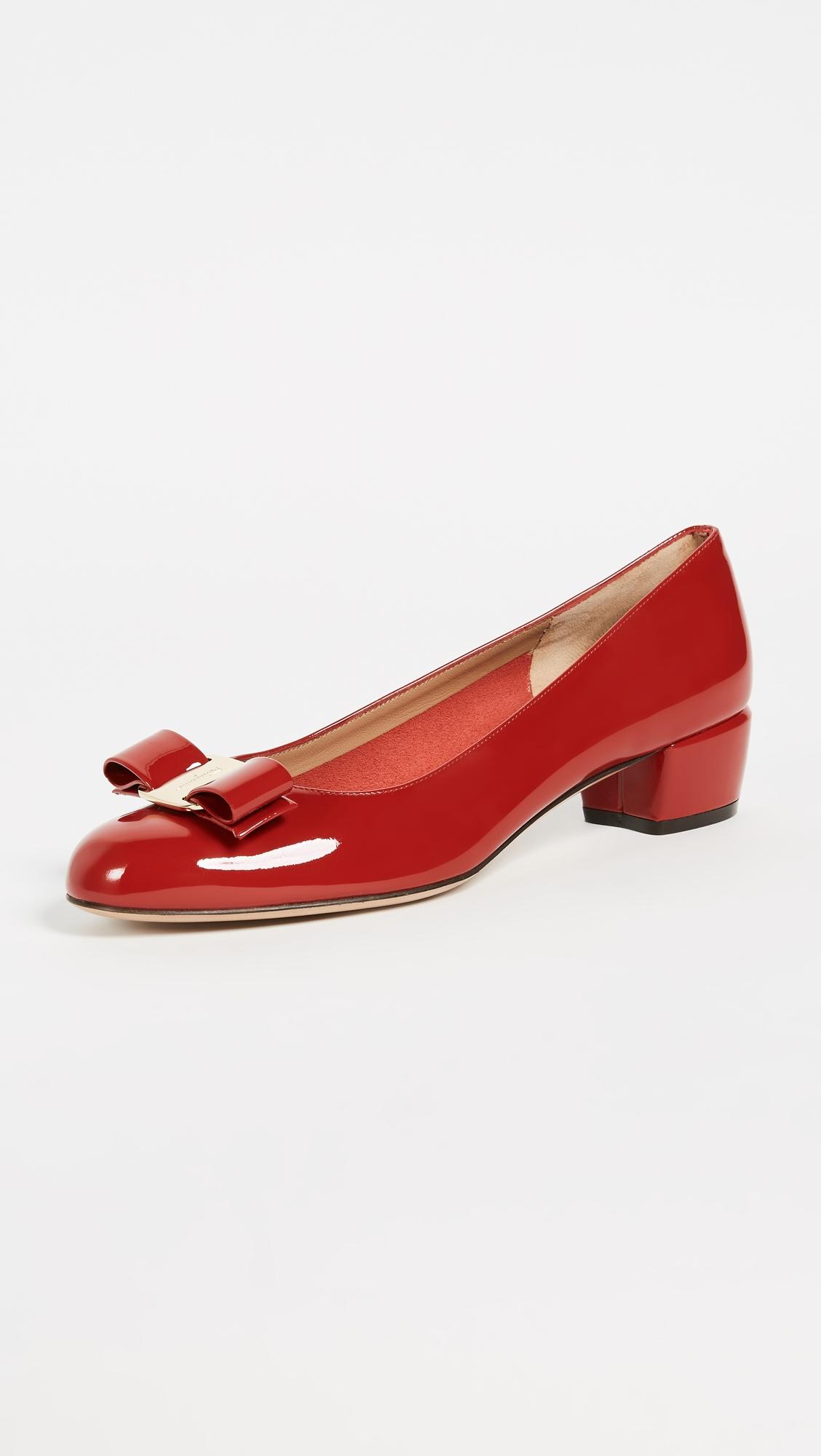 Vara Low Heel Pumps by FERRAGAMO