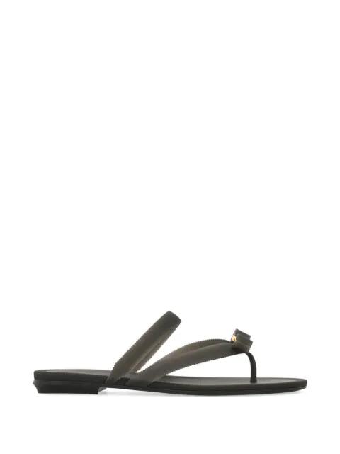 Vara bow jelly thong sandals by FERRAGAMO