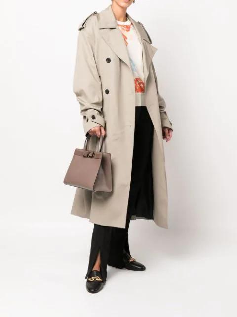 Vara-bow leather tote bag by FERRAGAMO