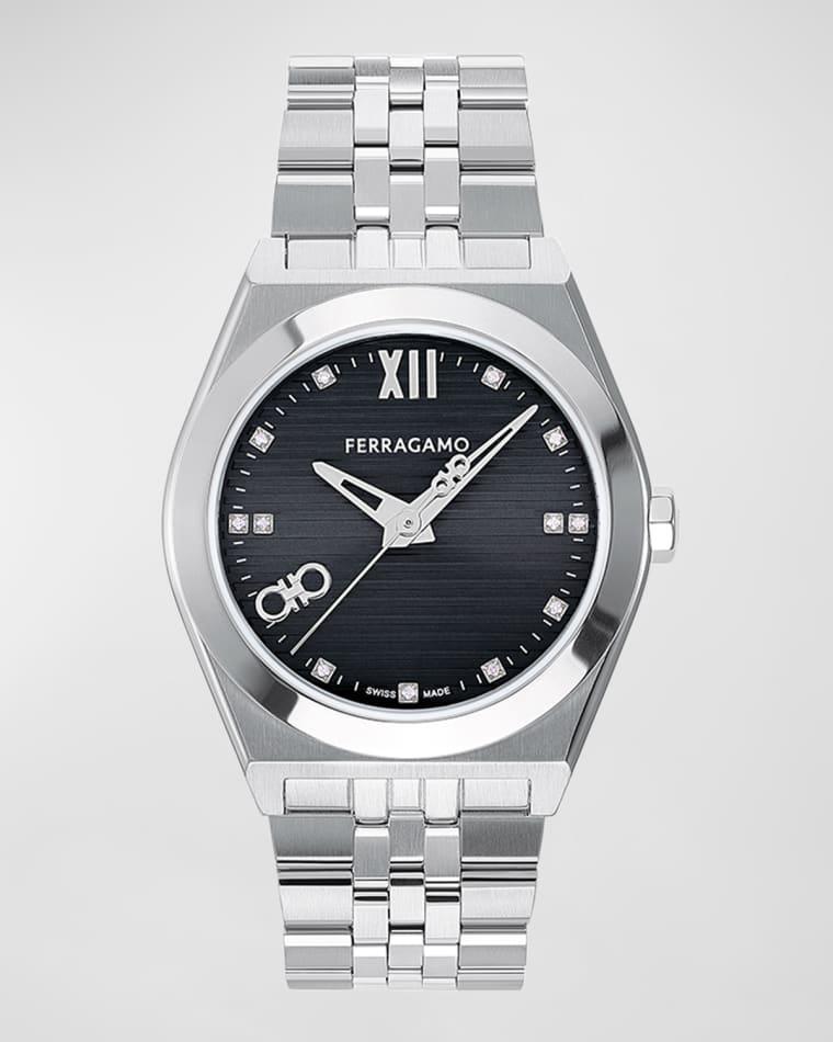 Vega New Bracelet Watch with Diamonds, 40mm by FERRAGAMO