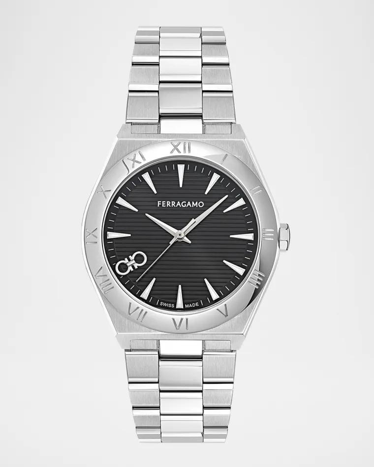 Vega Upper East 40mm Stainless Steel Bracelet Watch by FERRAGAMO