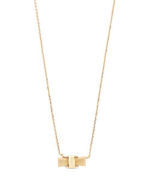 Vera bow-pendant necklace by FERRAGAMO