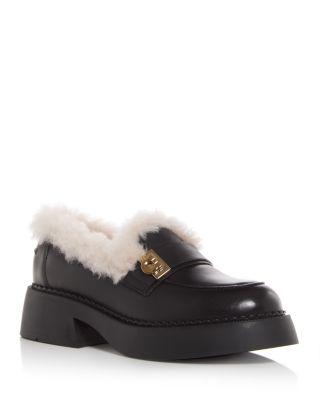 Women's Caminia Shearling Loafers by FERRAGAMO