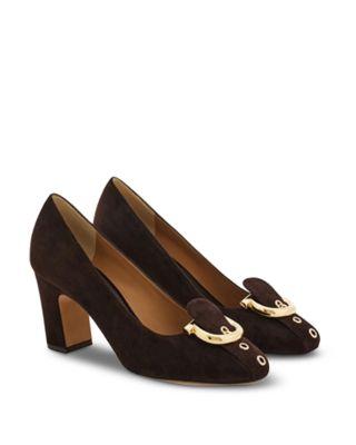 Women's Leather 70 Buckle Pumps by FERRAGAMO
