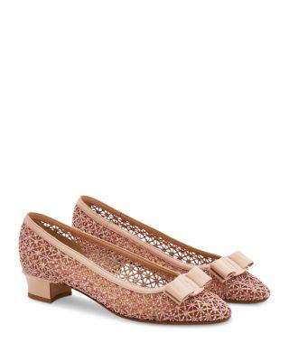 Women's Vara 2.0 Lace Flats by FERRAGAMO