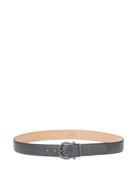 adjustable Gancini belt by FERRAGAMO
