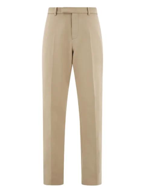 belted crease chinos by FERRAGAMO