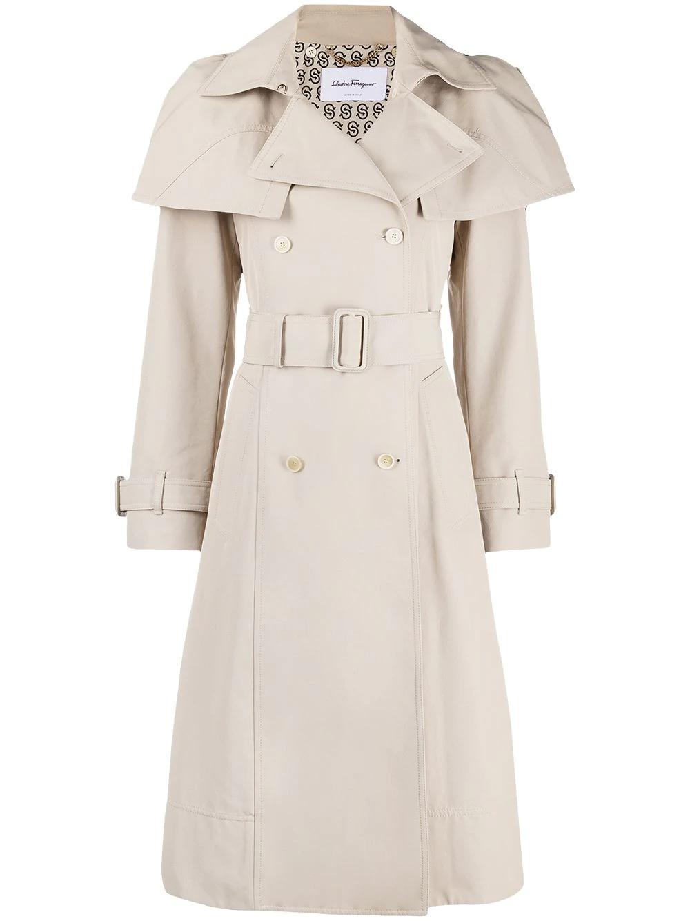 belted trench coat by FERRAGAMO