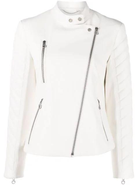 biker leather jacket by FERRAGAMO