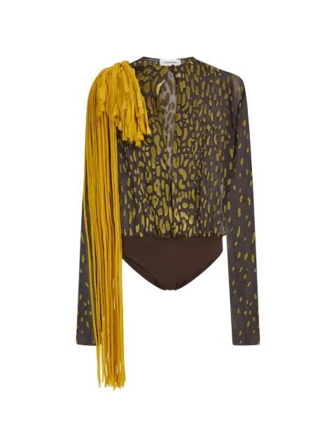 body with flower sash detail by FERRAGAMO