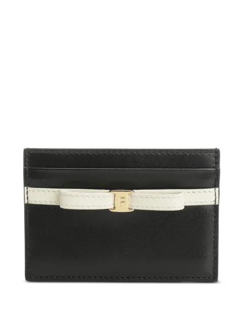bow-detail card holder by FERRAGAMO