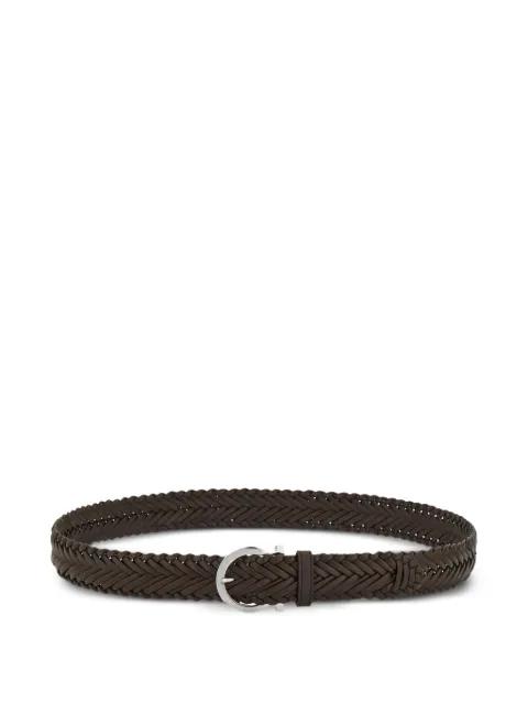 braided buckle belt by FERRAGAMO