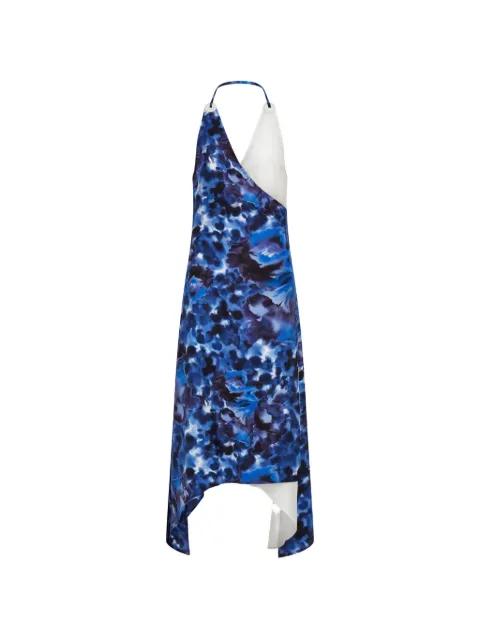 carnation-print wrap dress by FERRAGAMO