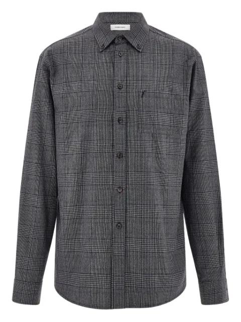 checked embroidered shirt by FERRAGAMO