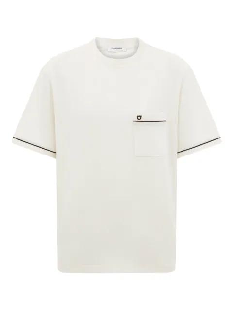 contrasting-trim T-shirt by FERRAGAMO