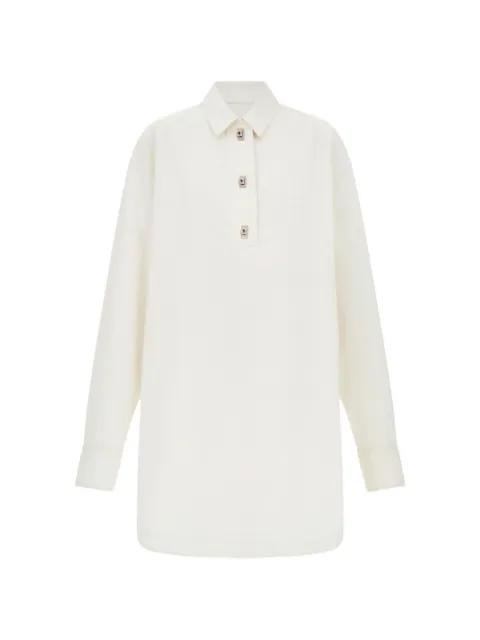 cotton and silk shirt dress by FERRAGAMO