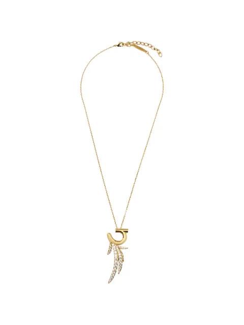 crystal-embellished pendant necklace by FERRAGAMO