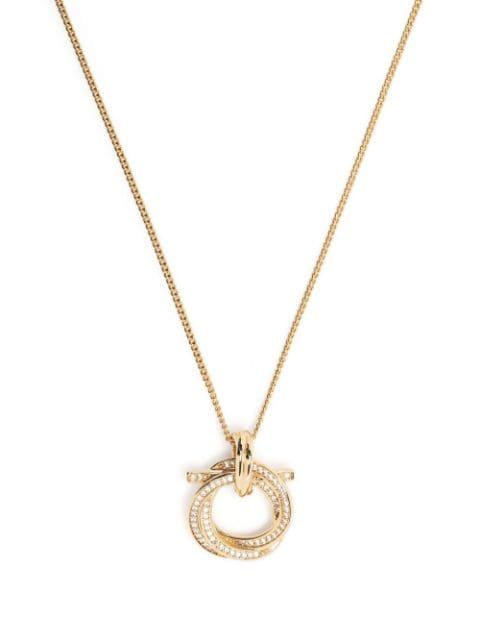 crystal-embellished pendant necklace by FERRAGAMO