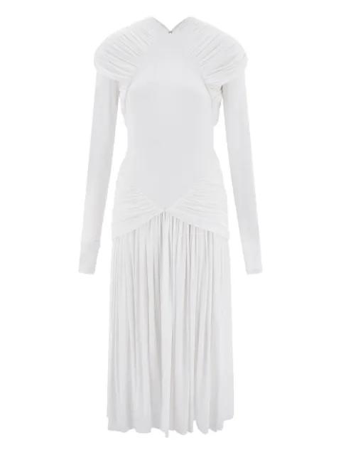 draped midi dress by FERRAGAMO