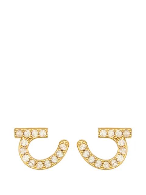 earrings with crystals by FERRAGAMO