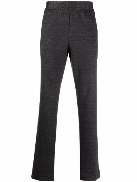 elasticated-waistband straight-leg trousers by FERRAGAMO